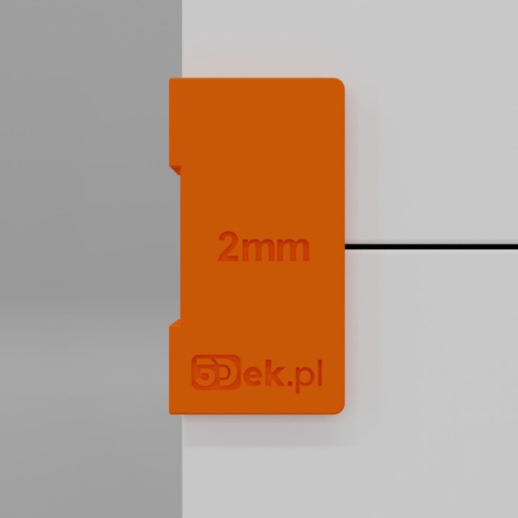 uchwyt do montazu frontów szuflad przykręcanych bezpośrednio na stałe wkrętami do skrzyni szuflady w meblach i szafach 2mm.001.jpg