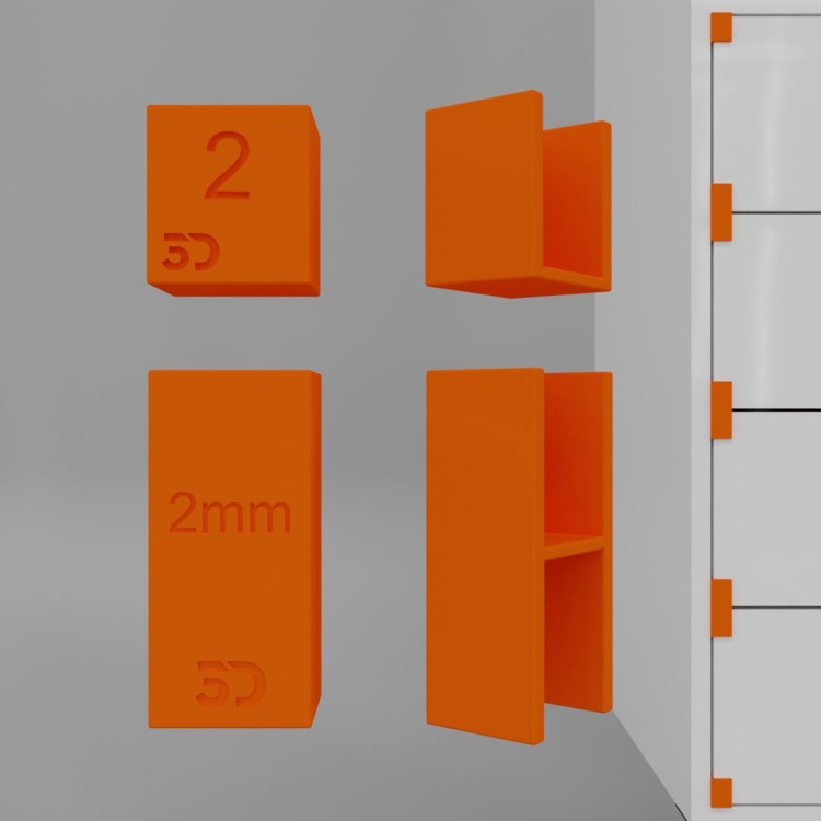 uchwyt szablon do montażu frontów w szufladach skrzyniowych prowadnice szuflad kulkowe i dolnego montażu szczelina 2mm.jpg