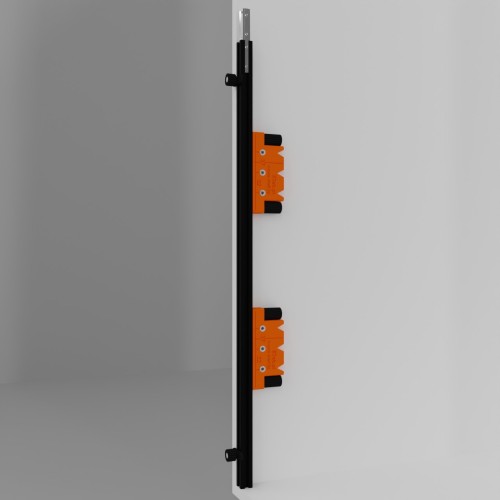 Zestaw szablonu wiertarskiego V-Core 65cm z dwoma wózkami do podpórek półek