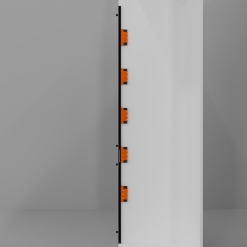 Modułowy szablon stolarski V-Core Shelf Jig do otworów pod podpórki meblowe system 32